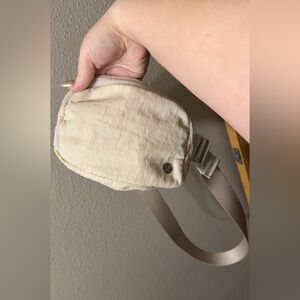 lululemon athletica Cream Crossbody Bag